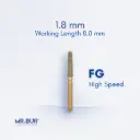 FG GOLD TAPER ROUND END