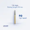 FG GOLD TAPER ROUND END