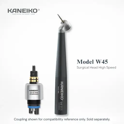 [MODEL W45] KANEIKO 45°  REVERSE AIR TITANIUM HANDPIECE W DESIGN 