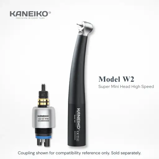 [MODEL W2] KANEIKO SUPER MINI HEAD TITANIUM HANDPIECE W DESIGN