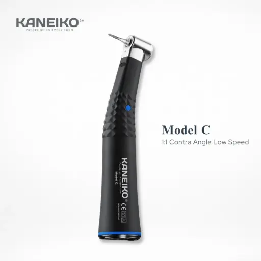 [MODEL C] KANEIKO 1:1 LOW SPEED CONTRA ANGLE HANDPIECE (INTERNAL WATER PIPELINE)